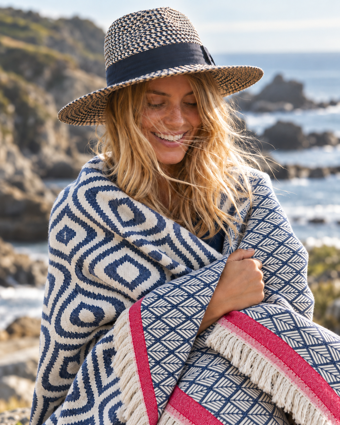 Turkish Cotton Throw Blankets