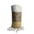 Diamond Turkish Beach Towel with Mid Border – 100% Cotton, Mustard