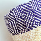 4-Piece Diamond Turkish Towel Set – 100% Cotton, Navy